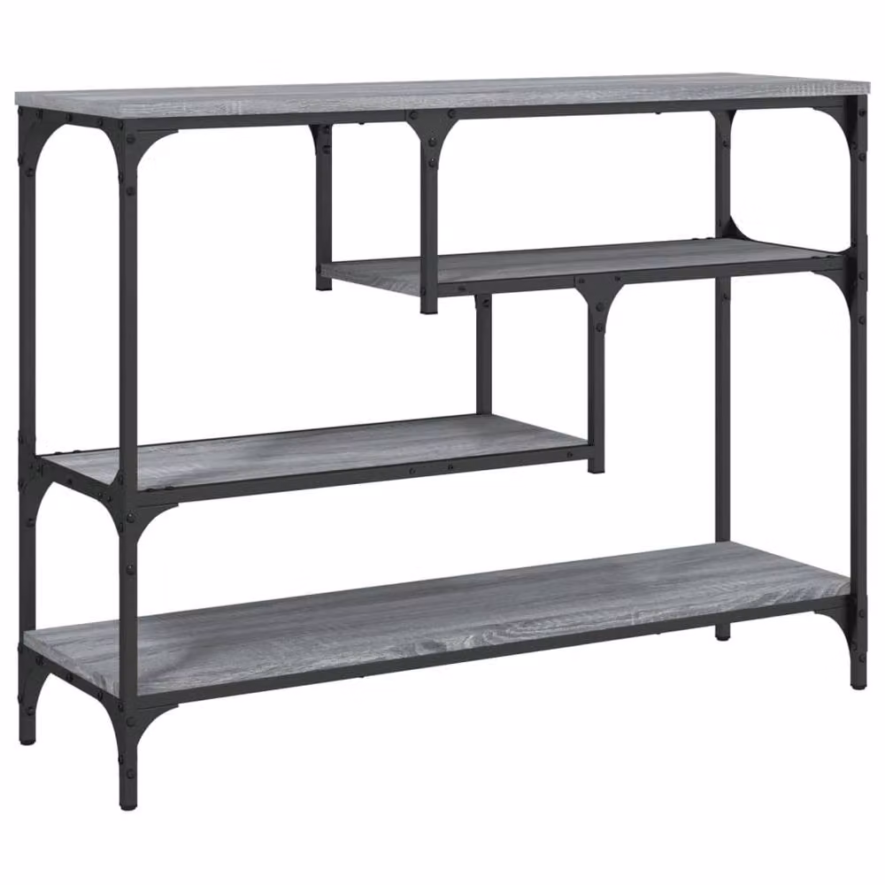 Berkfield Home Decorative Console Table in Grey Sonoma, W/D/H: 100 x 30 x 75 cm – 2