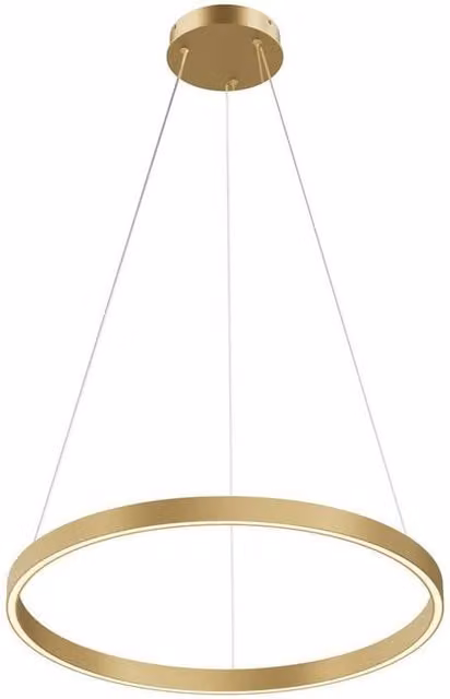 Netlighting Rim LED Dimmable Pendant Ceiling Light in Gold/Brass