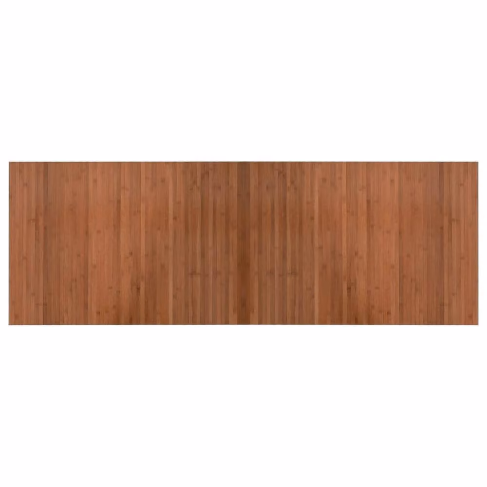 Berkfield Home Rectangular Brown Bamboo and Polypropylene Non-Slip Rug, W: 70 cm, L: 200 cm – 2