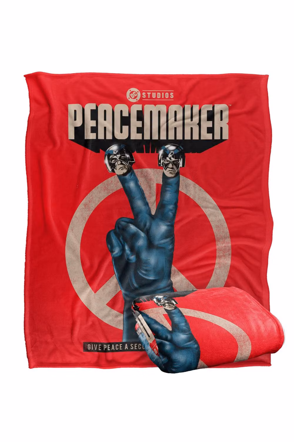 Warner Bros. Peacemaker Season Two Second Chance Silky Touch Super Soft Fluffy Throw Blanket, Extra Large, Multicolour and Red – 2