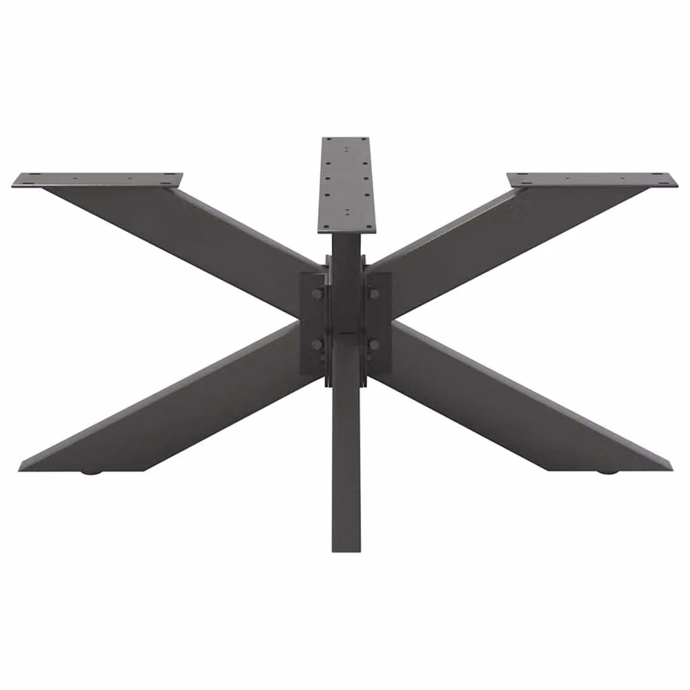 Berkfield Home Spider Shape Coffee Table Legs in Anthracite Steel, W: 98 cm, D: 58 cm, H: 42-43 cm – 2
