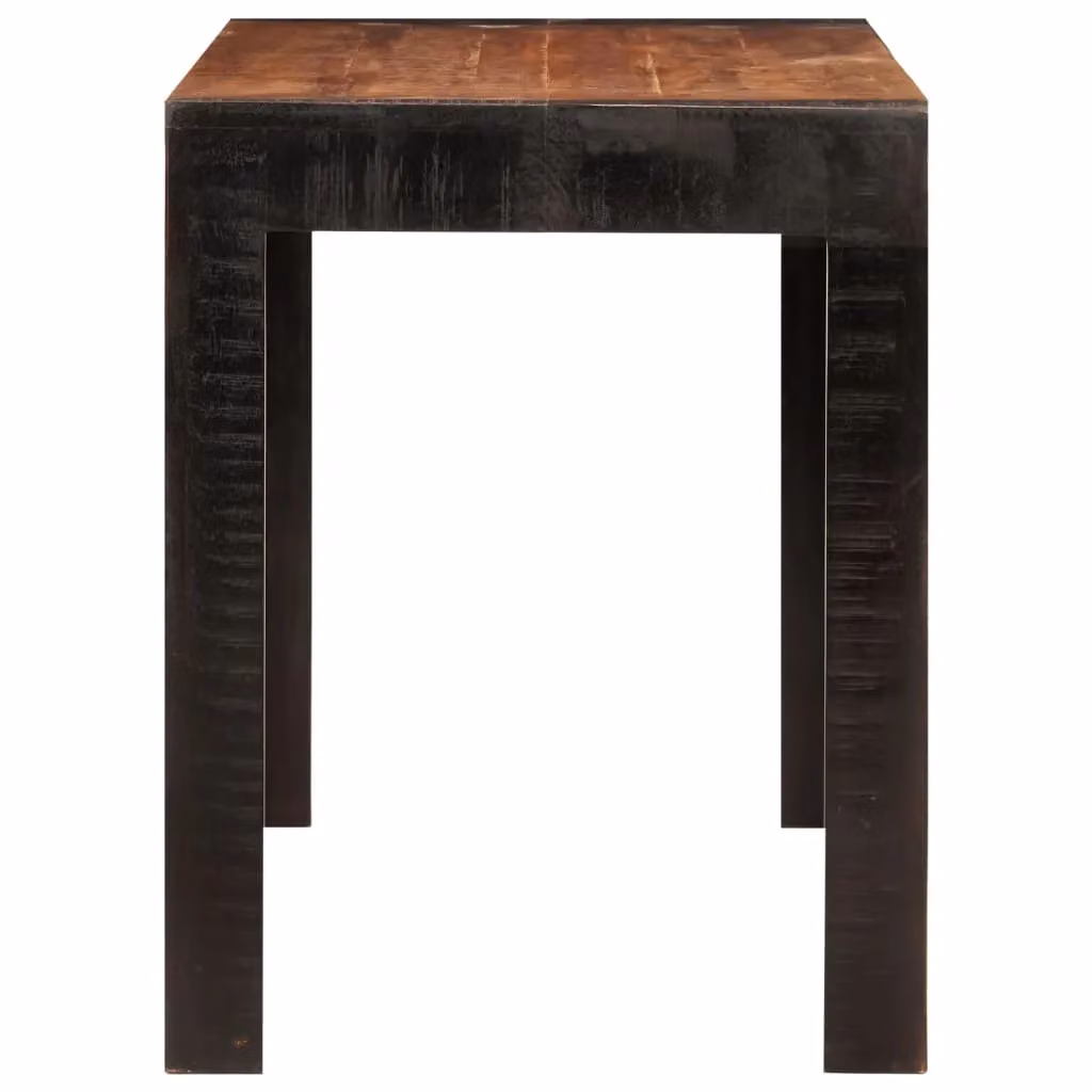 Berkfield Home Rectangular Mango Wood Dining Table in Brown, W/D/H: 120 x 60 x 76 cm – 3