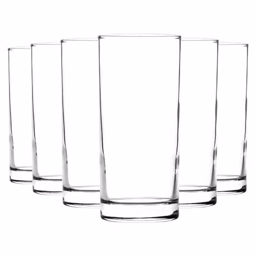 Argon Tableware Transparent Glass Tumbler Pack of 12, 295ml – 1