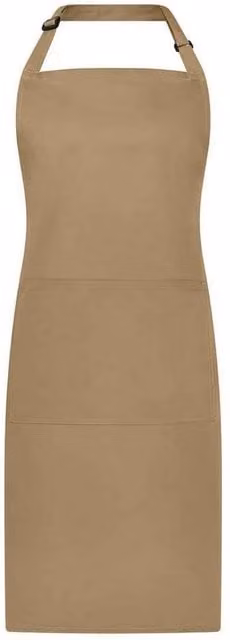 Brand Lab Bibbed Full Apron in Beige
