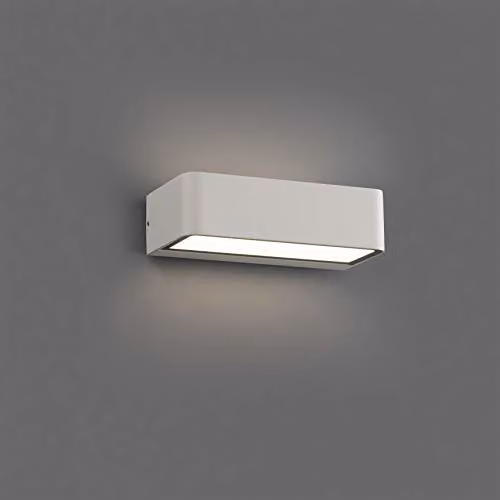 Netlighting Takua Up Down LED Outdoor Wall Light, White, 10W, 3000K, IP65, W/D/H: 20 x 20 x 40 cm