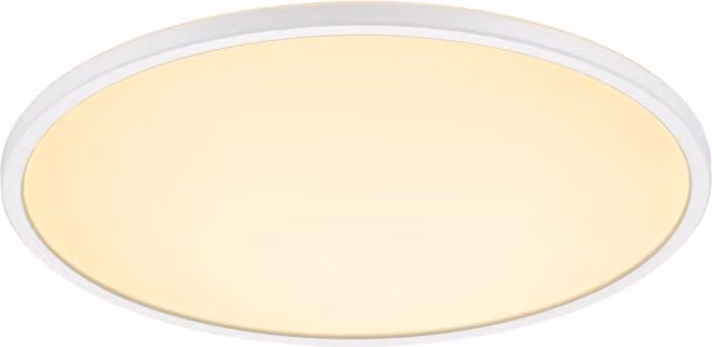 Nordlux Oja LED Ceiling Light, White Plastic, 2700k Warm White, 42 cm Diameter