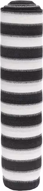 Berkfield Home Semi-Transparent Privacy Netting in Anthracite, White and Black, HDPE, W: 2 m, L: 10 m