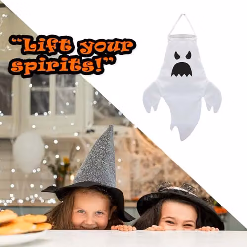 VFM e-Store White Hanging Ghost Decoration for Halloween Parties – 8