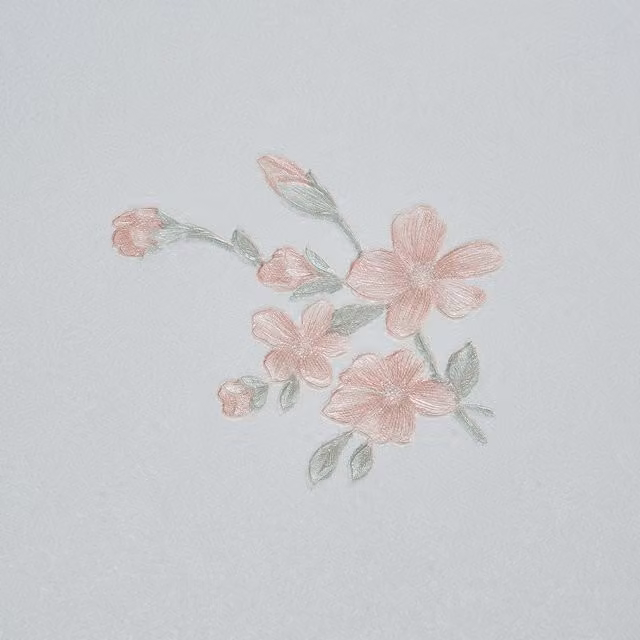 Livingandhome Blue Vintage Floral Non-Woven Botanical Wallpaper Roll