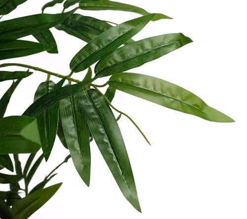 Leaf Design UK Fat Artificial Bamboo Tree in Green, Height: 90 cm – 3