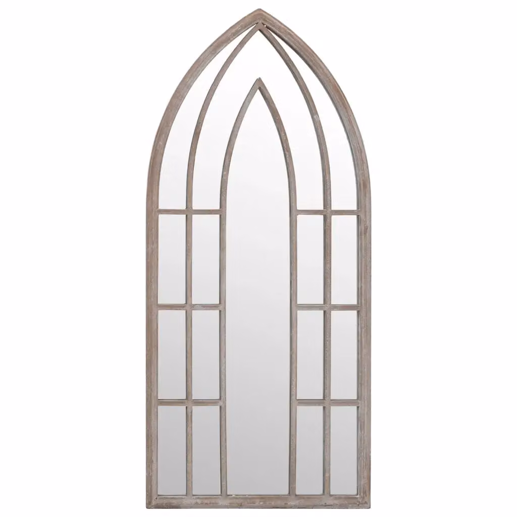 Berkfield Home Sand Mirror in Beige, Rectangular Metal Wall Mirror, W: 70 cm, H: 30 cm – 2