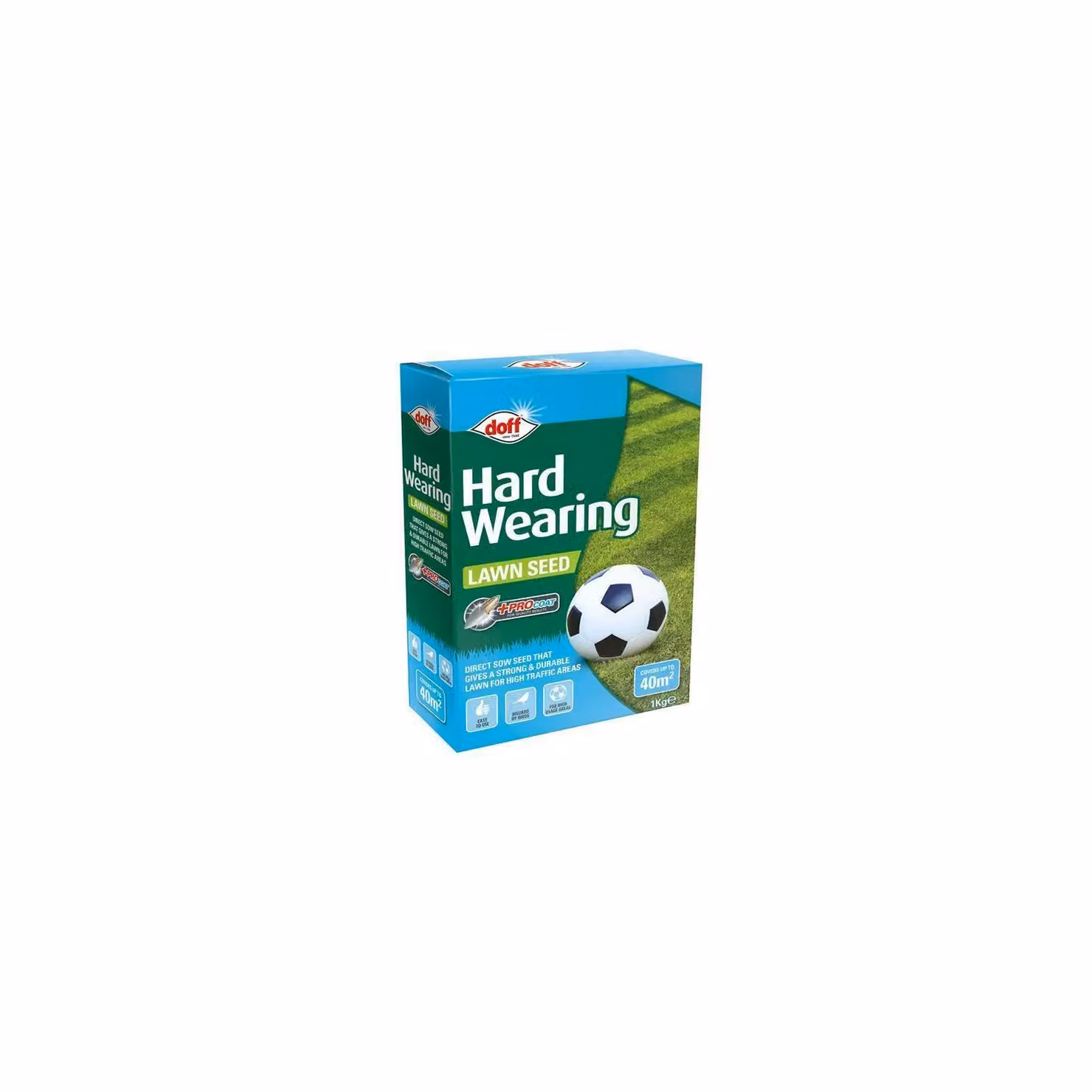 Doff Hard Wearing Lawn Seed, 1 kg – 4