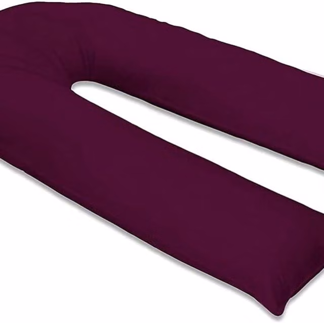 R&G Purple U Pillow for Adults