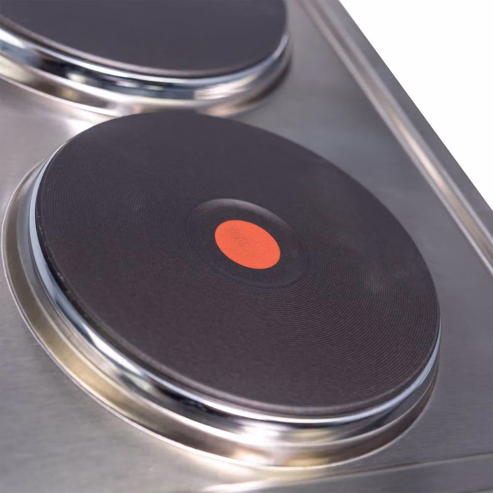 SIA PHP301SS 30cm Stainless Steel 2 Zone Electric Solid Plate Domino Hob in Silver – 3