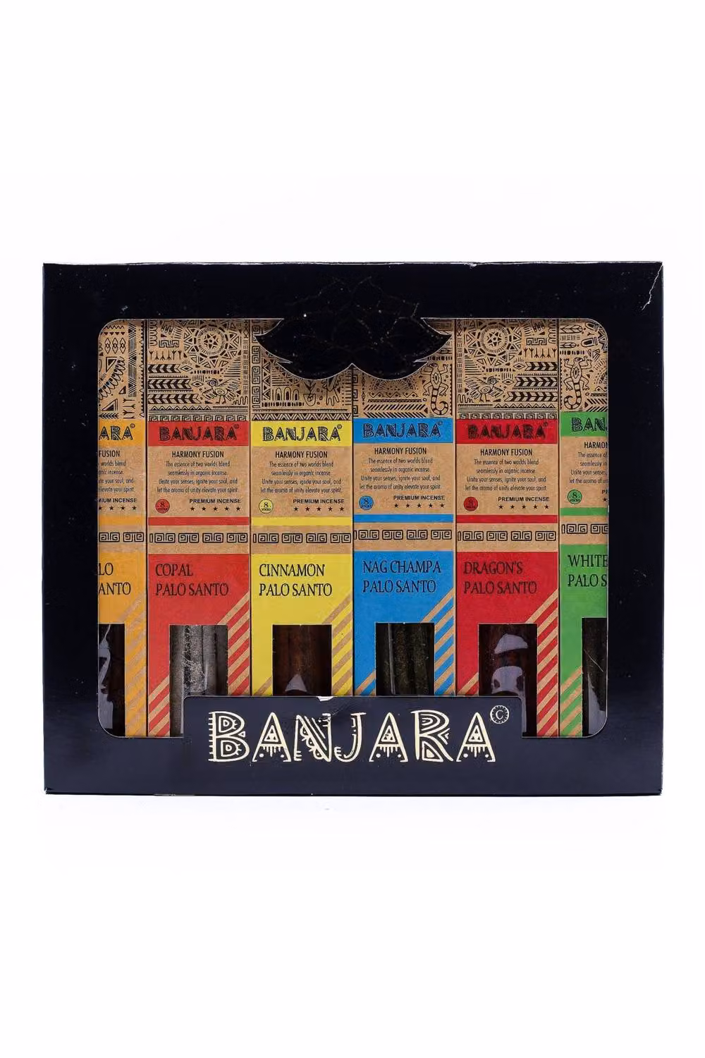 KDMD Banjara Palo Santo Smudge Sticks Set of 6 in Grey and Brown – 2
