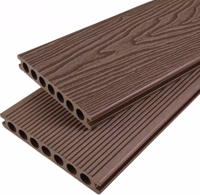 Timbosite Classic Decking Board in Royal Oak Brown, Width: 14.8 cm, Length: 366 cm