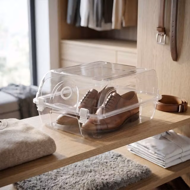 Orsina Tavia Transparent Acrylic Shoe Box with Lid – 1