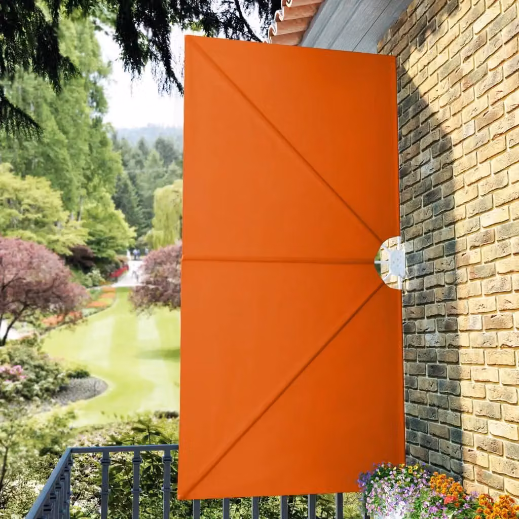 Berkfield Home Collapsible Terrace Side Awning in Terracotta Brown, W: 300 cm, D: 150 cm – 3