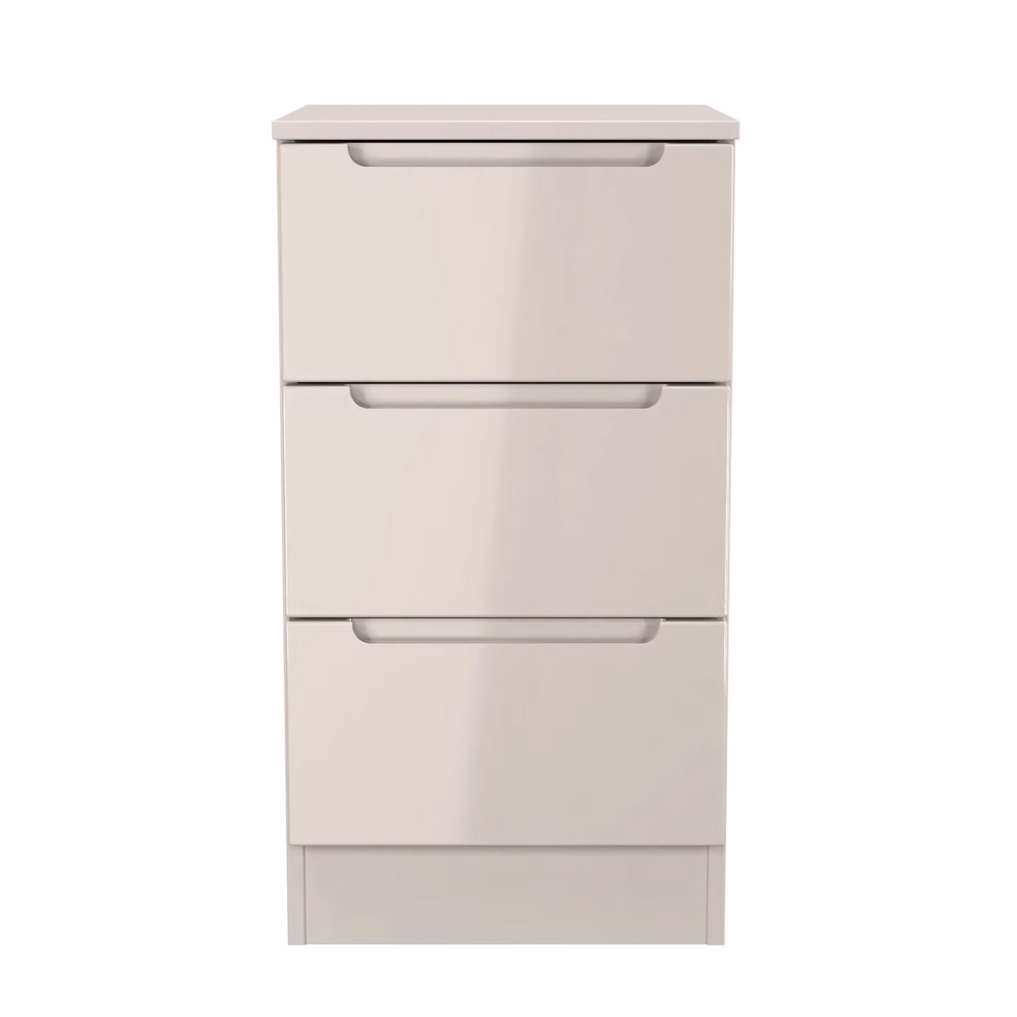2 U Lucca 3 Drawer Bedside Cabinet in Taupe Beige – 2