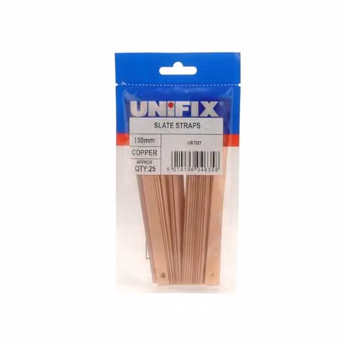 Unifix Copper Slate Strap, 150mm, Box of 125