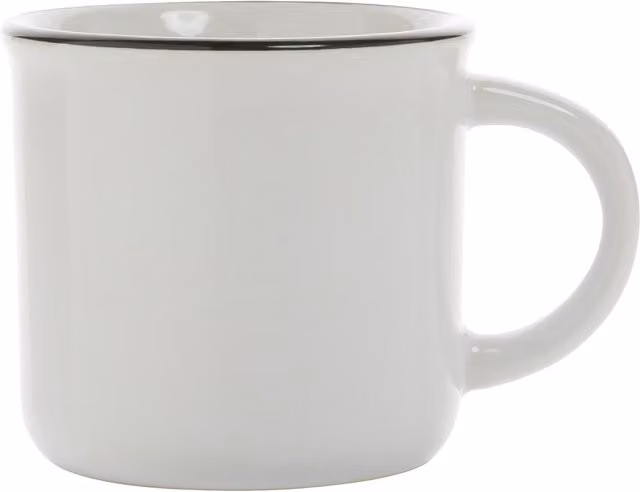 XD Design Vintage Ceramic Mug, White, 280 ml