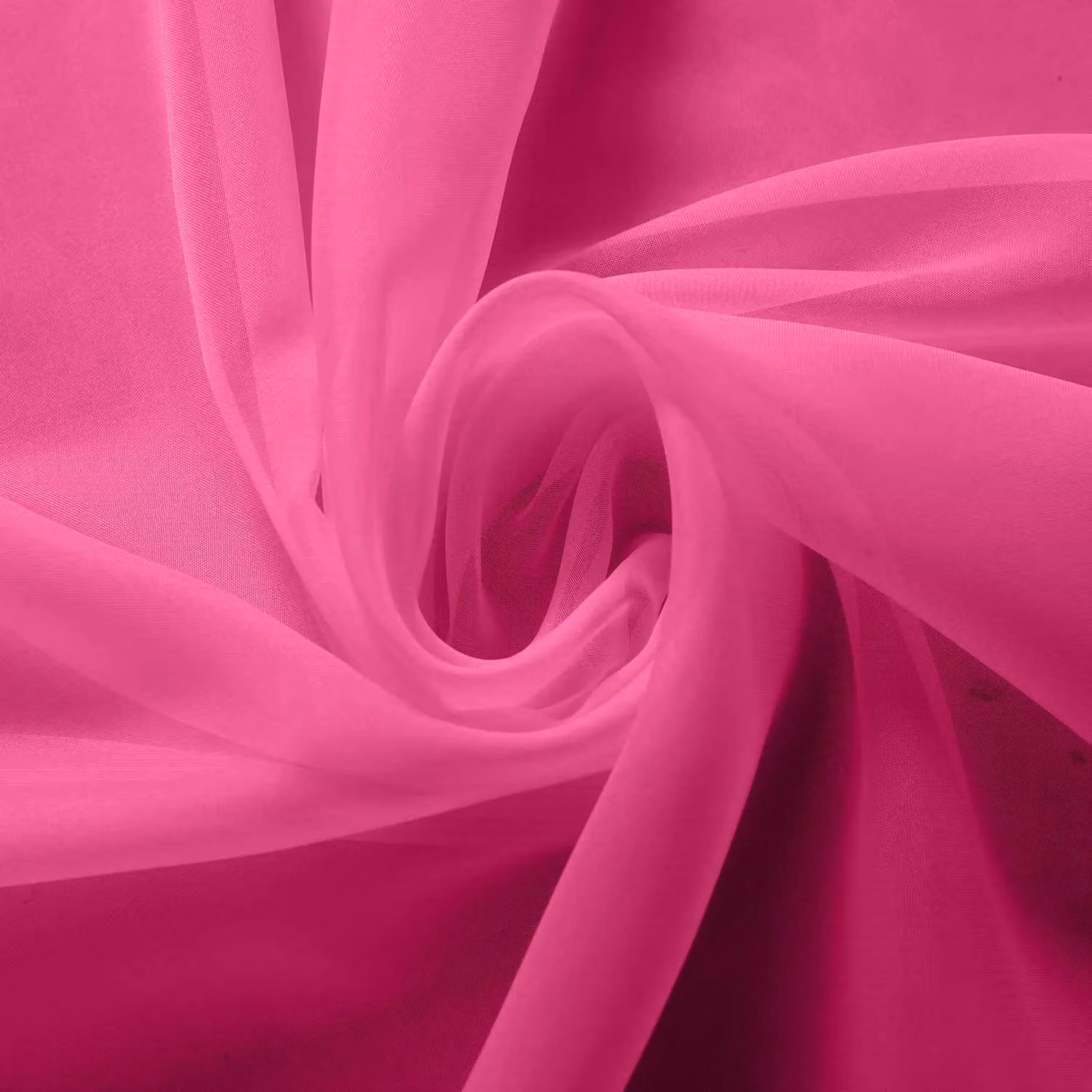 Luxury Living Plain Pink Voile Sheer Curtain Pair, Width: 145 cm, Drop: 137 cm – 2