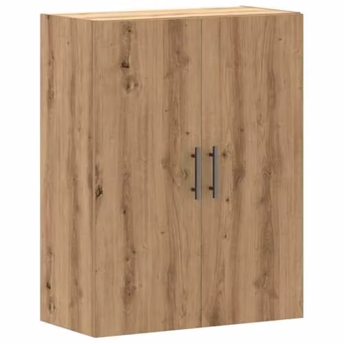 vidaXL Modern Wall Mounted Cabinet in Artisan Oak, Brown, W: 69.5 cm, D: 34 cm, H: 90 cm – 1