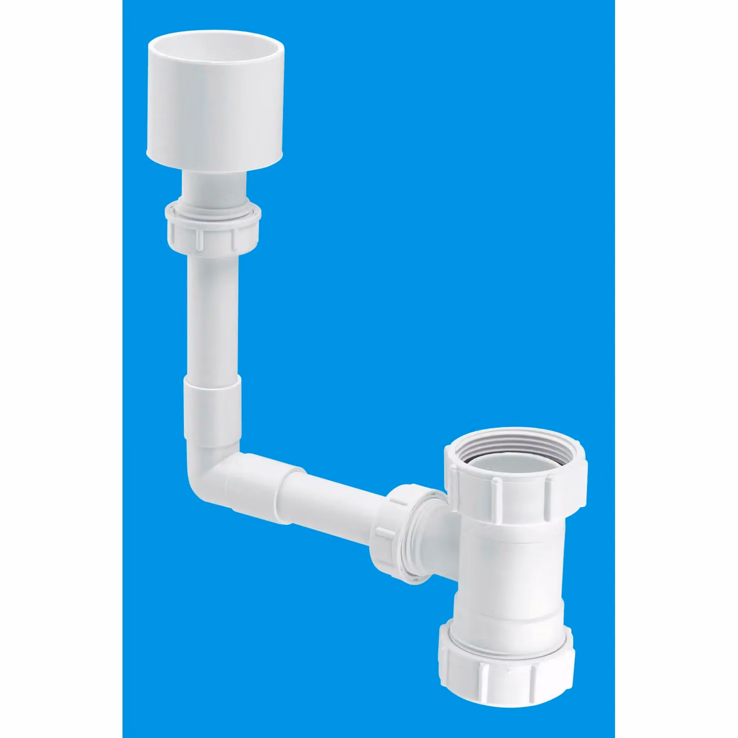 McAlpine TUNKIT-1 WC Overflow Kit with Tun Dish Overflow into Flush Pipe, White – 2