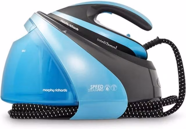 Morphy Richards Intellitemp SteamPro Steam Generator in Blue – 1