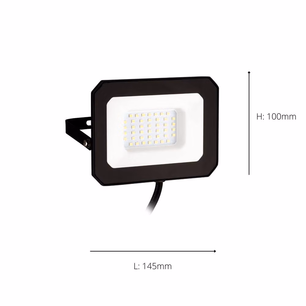 Eglo LED 30W Floodlight in Black with IP65 Rating – 4