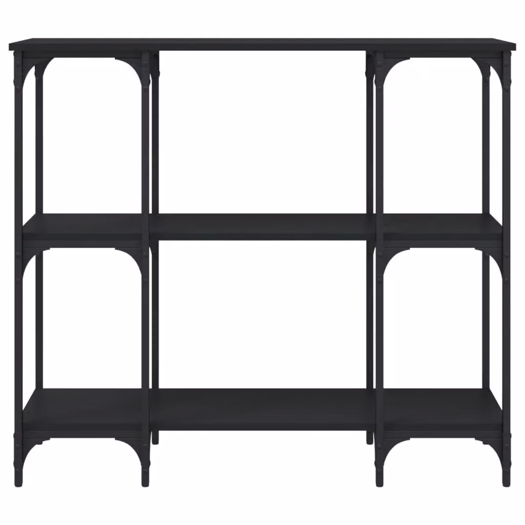 Berkfield Home Black Industrial Console Table, W/D/H: 102 x 35 x 90 cm – 4