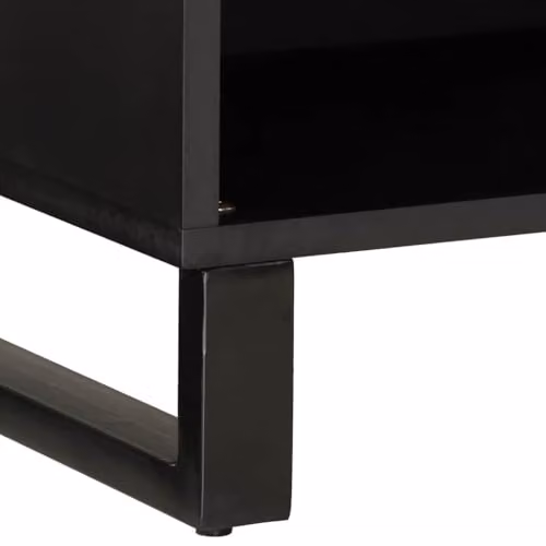 vidaXL Industrial Mango Wood and Metal TV Cabinet, Brown, W: 60 cm, D: 33 cm, H: 43.5 cm – 4