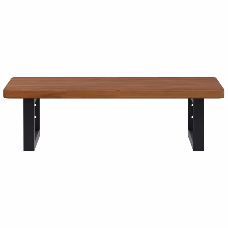 Berkfield Home Wall Mounted Basin Shelf in Brown Oak and Steel