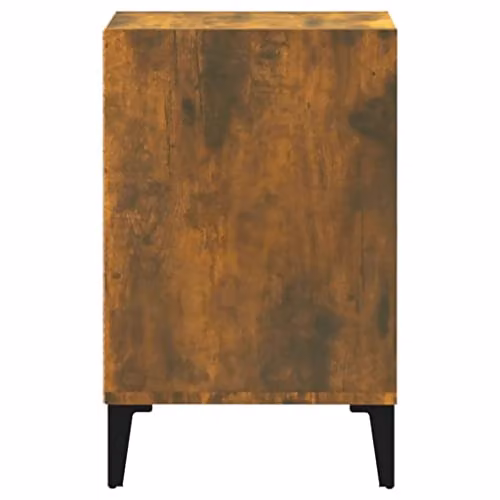 vidaXL Industrial TV Cabinet in Smoked Oak Brown, W/D/H: 100 x 35 x 55 cm – 4