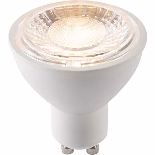 Loops 7W SMD GU10 LED Light Bulb, 3000K Warm White, 580 Lumens, White