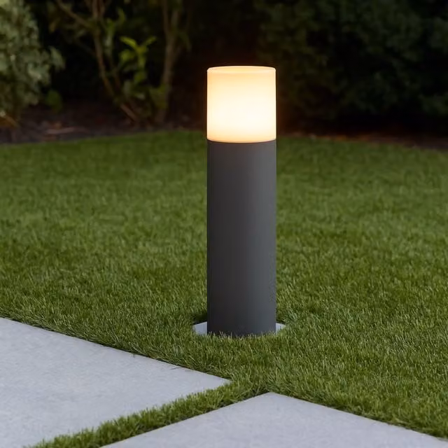 CGC Lighting Cortez Modern Grey Outdoor Post Light