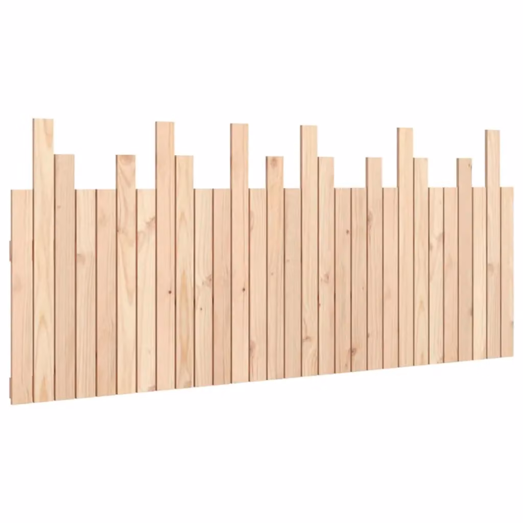 Berkfield Home Rustic Solid Wood Pine Wall Mount Headboard, Brown, W: 185 cm, D: 3 cm, H: 80 cm – 2