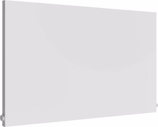 Bathroom Kingdom Slimline White Horizontal Steel Radiator W: 100.0 cm, H: 60.0 cm, D: 13.0 cm