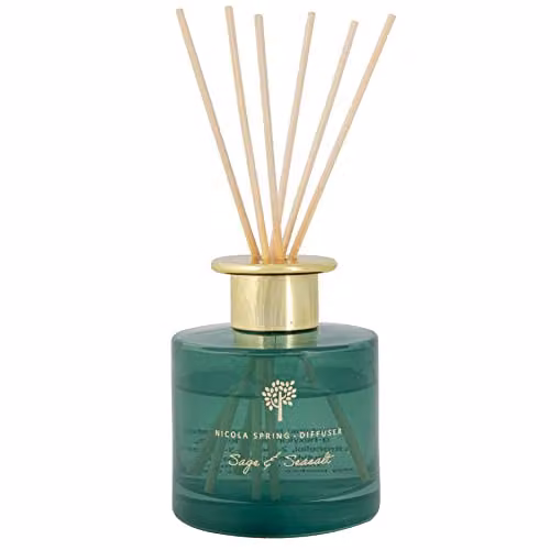 Nicola Spring Sage & Seasalt Scented Reed Diffuser, 200ml, Green – 1