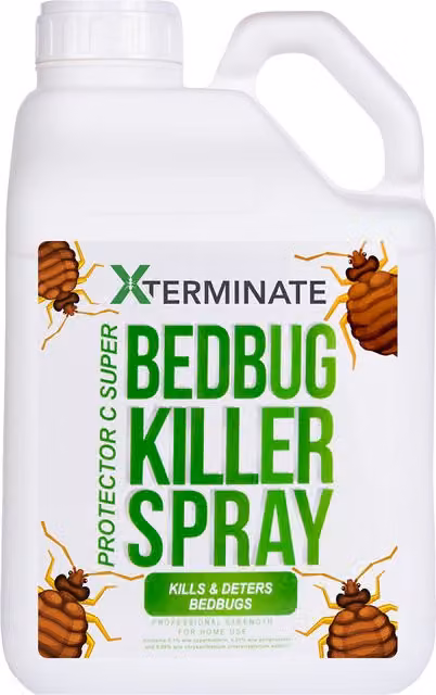 Xterminates Bed Bug Killer Repellent Spray Treatment, Clear, 5kg