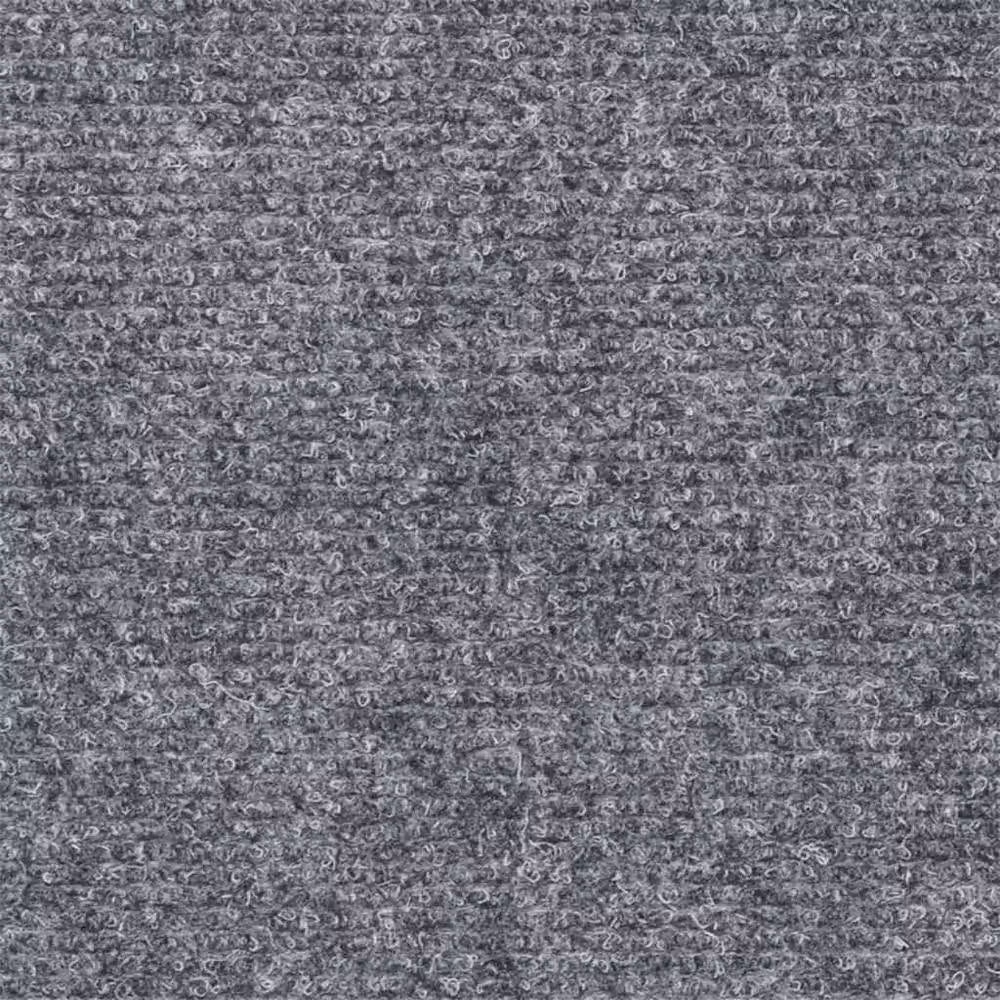 Berkfield Home Self-adhesive Rectangular Stair Mats, 15 Pieces, Light Grey, W: 60 cm, D: 25 cm – 3