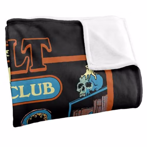 Steven Rhodes Cult Book Club Super Soft Fleece Throw Blanket, Multicolour, W/D/H: 152 x 127 cm – 3