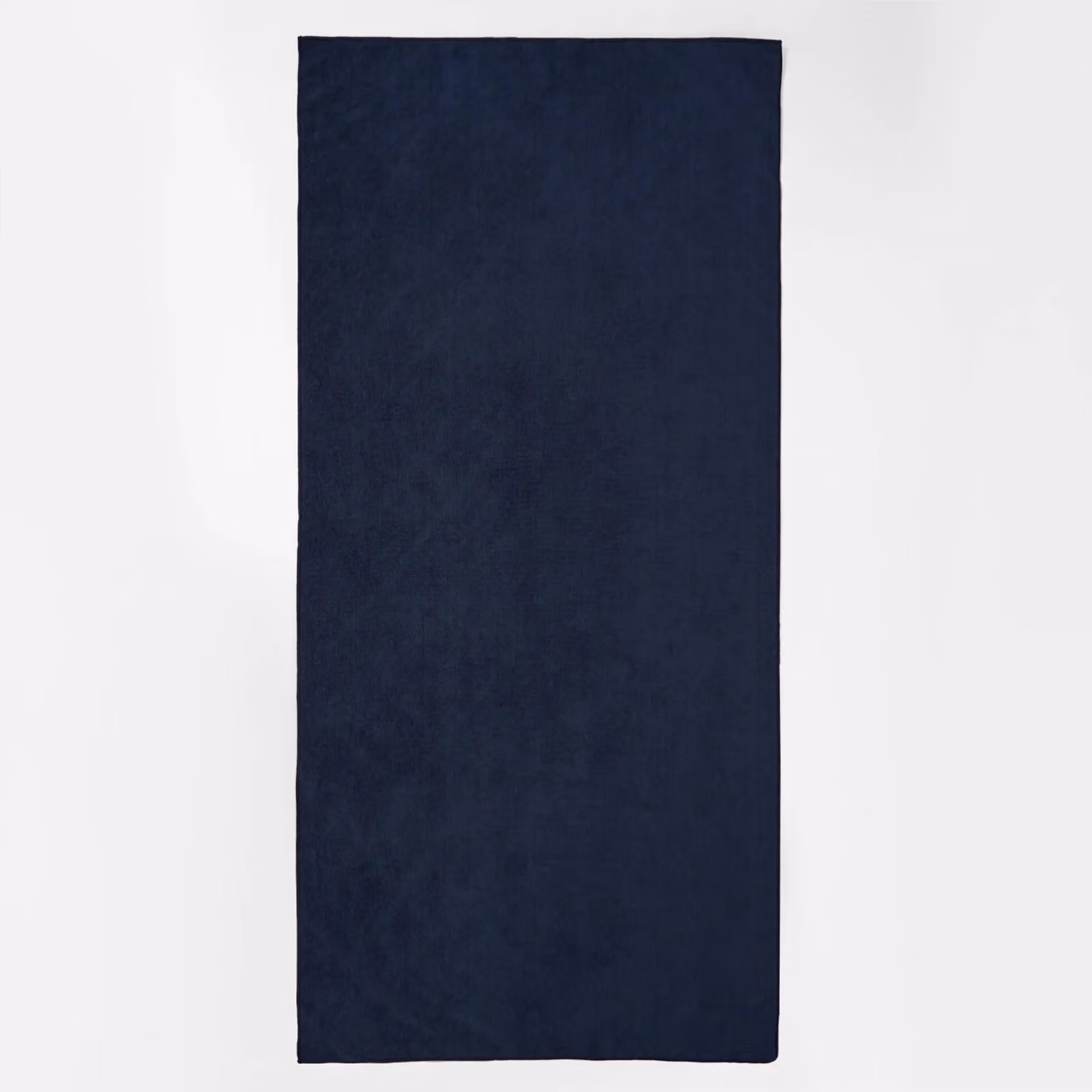 OHS Pack of 10 Plain Navy Blue Quick Dry Microfibre Bath and Beach Towels – 3