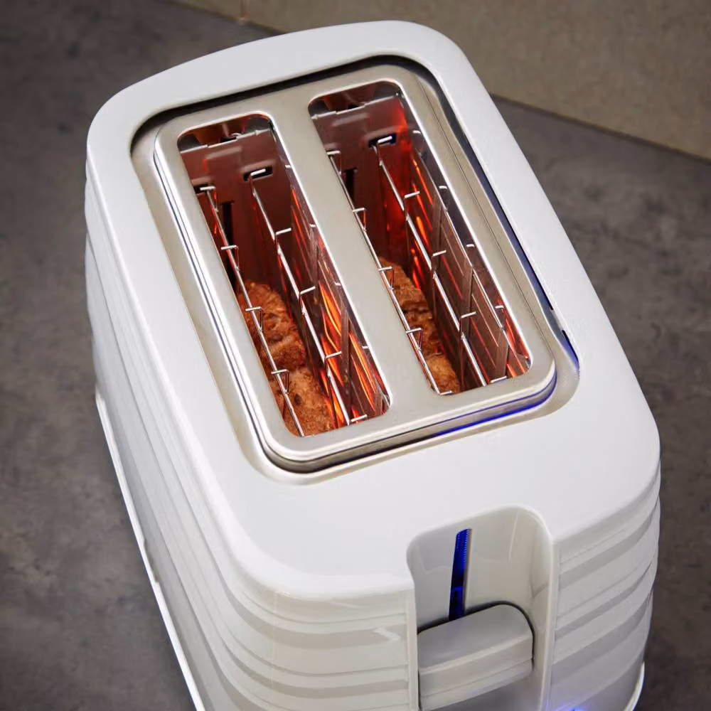 Swan 2 Slice Symphony Toaster in White – 4