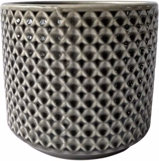 KDMD Hortus Almada Pot Grey W: 17 cm, D: 14 cm