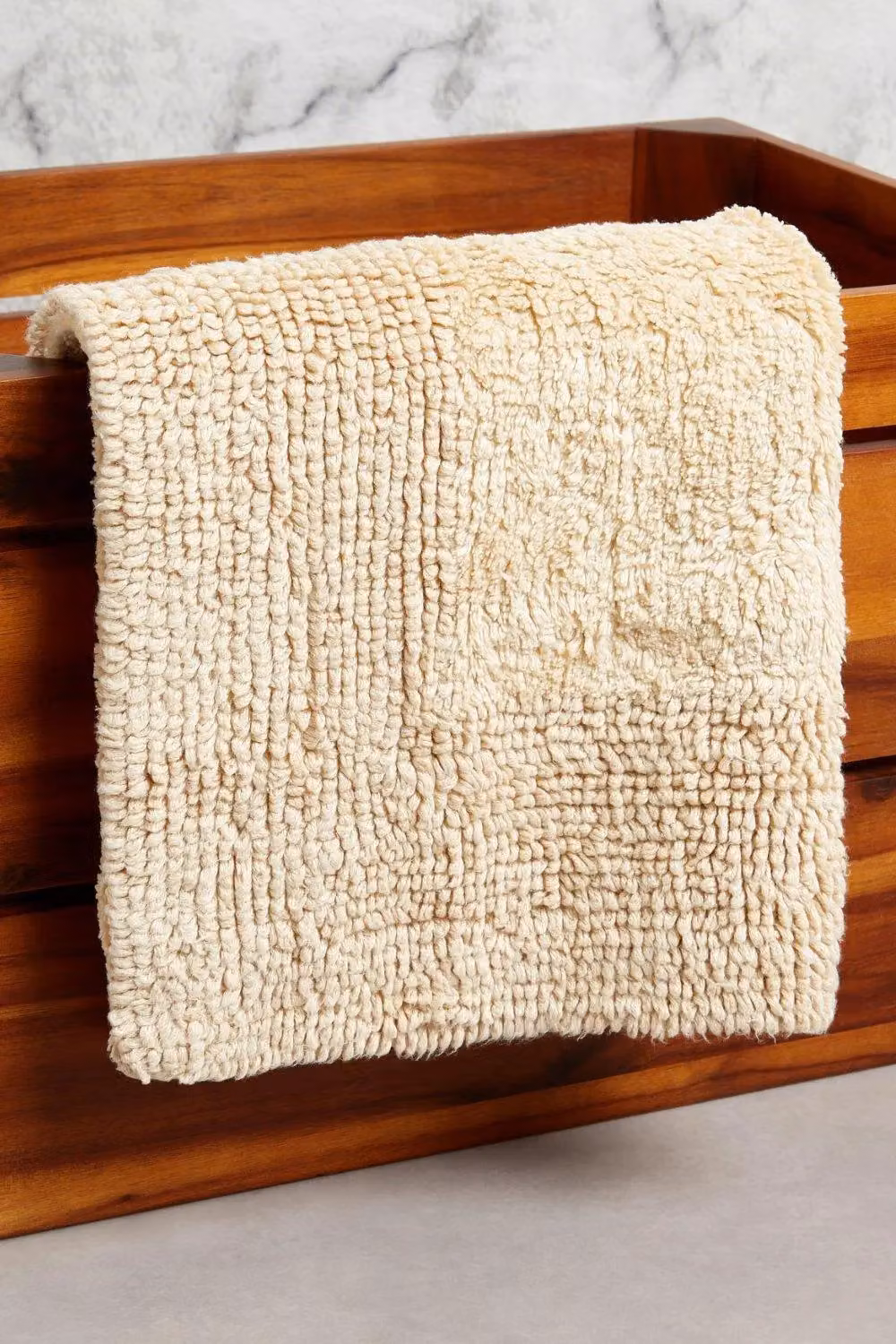 Panda London Antibacterial Bamboo and Cotton Bath Rug in Beige – 3