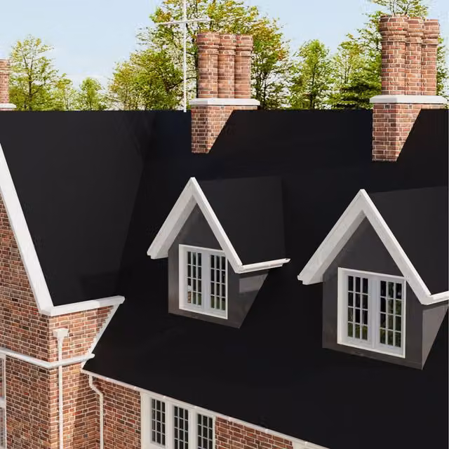 Komore Black EPDM Rubber Roofing Membrane