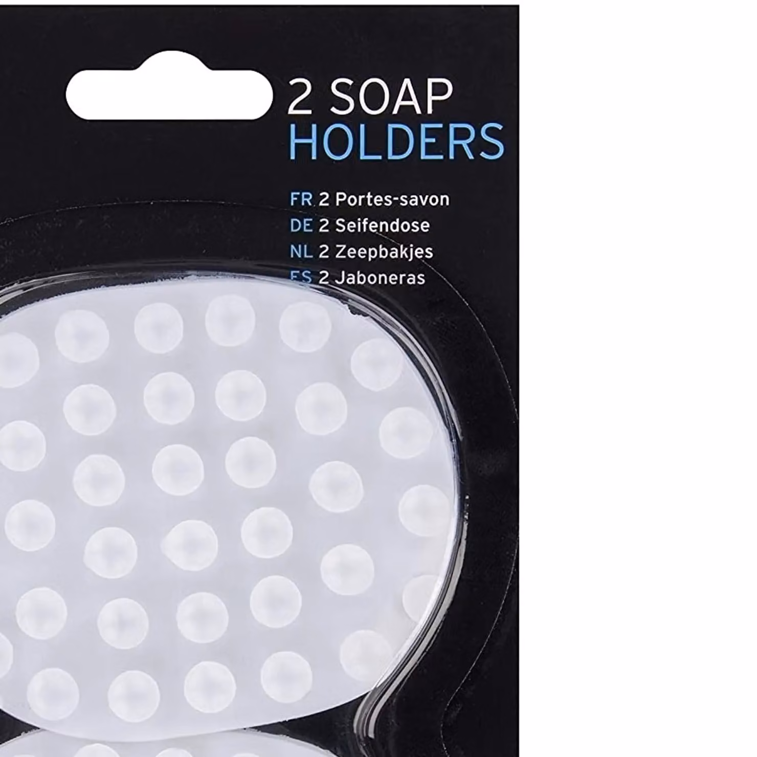 Chef Aid White Suction Soap Dish Pack of 2 – 2