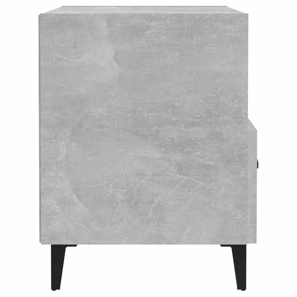 Berkfield Home Elegant Bedside Cabinet in Concrete Grey, W/D/H: 40 x 35 x 47.5 cm – 3