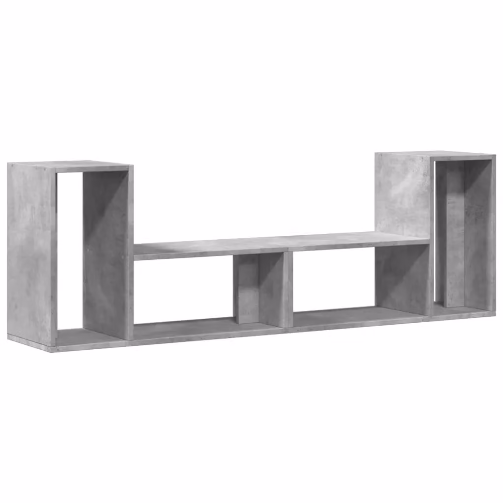 Berkfield Home Set of 2 Modern TV Cabinets in Concrete Grey, W/D/H: 75 x 30 x 50 cm – 2
